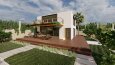3D Modelleme - Villa Bahçesi
