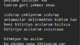 Yazdığım bazı sözler.