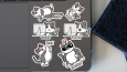 Sticker Tasarımlarım