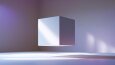 3d Cube Render - Balance And Geometry