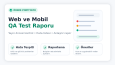Örnek Web ve Mobil QA Test Raporu