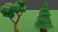 low poly 3d oyun platformu