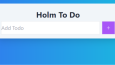 Holm To Do