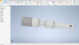 Inventor'de hammer head, sheet holder, track pin modelleme.