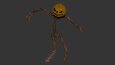 Jack-o'-lantern 3d sculpt çalışması