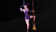 Purple Lover Witch Character Model