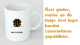 Örnek Kupa Bardak Baskı Tasarımı