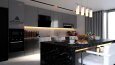 Yüksek Kalitede Gerçekçi İç Mekan Render, 3D tasarım Mutfak