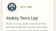 ATT Türkiye – Tenis Turnuva Yönetim Platformu
