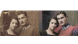 Eski ve Yıpranmış Fotoğraf Restorasyon İşlemi