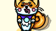 Vektor Karakter Corgi