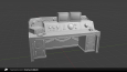 Kaptan Masası 3D Modeli