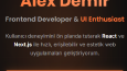 Modern Kişisel Portfolyo Web Sitesi Tasarımı