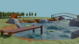 Low Poly Sahne