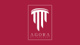 agora bilim pazarı logo design.