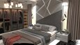 3D İç Mekan ( Yatak Odası ) Tasarım & Render & Animasyon