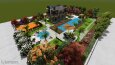 Modern Villa Peyzaj ve 3D Tasarım | Havuz, Bahçe ve Sosyal A