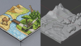 2D Konseptten 3D Modele: Meslek Dioramaları (3D Baskı)