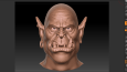 Low poly Orc Chieftein.