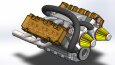 V6 Motor Modelleme ve Montaj
