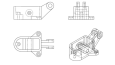 Autocad 3 Görünüş-Kesit Görünüşler