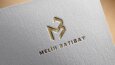 Melih Batıbay harf logo tasarımı