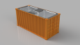 Konteyner Kalemlik 3D Modellemesi