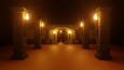 3D No Polly Dungeon