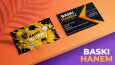 Baskıya hazır modern kartvizit tasarımları