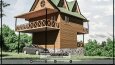 AD Mimarlık Antalya Ahşap dağ evi projemiz