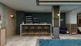 Villa kapalı havuz ve spor Alanı 3dsmax çizimleri