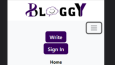 Bloggy, Blog Sayfası