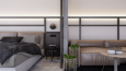 3D Mimari İç mekan Görselleştirme - 3D Living Room / Bedroom