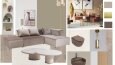 İç mekan moodboard tasarımı