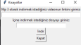 Gündelik Gereksinimler için Bir Uygulama