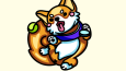 Vektor Karakter Corgi