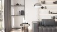 Minimalist Oturma Odası İç Mekân Tasarımı