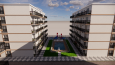 Sketchup 4 Bloklu Site Tasarımı