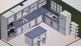 1:1 Ölçekli SolidWorks ile modern iç dekorasyon