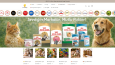 Pet ürünleri için modern Shopify e-ticaret sitesi