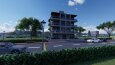 Betonarme bina 3D tasarım 
