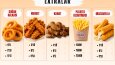 Fast Food Menü Panoları – 160×108 cm Baskı