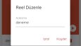 Reels Özelliği Ekleme