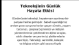 Teknolojinin Günlük Hayata Etkisi Özgün İngilizce Makale