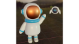 3d astronot karakter tasarımı