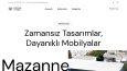 Mazanne Mobilya - Kurumsal Web Sitesi