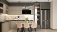 3DS MAX villa iç mekan tasarımı