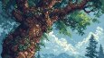 Piksel Art karakterler ve çevreler