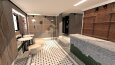 D butik otel - lobi iç düzenleme