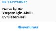 Akıllı Ev Sistemleri Ürün Tanıtım Web Sitesi